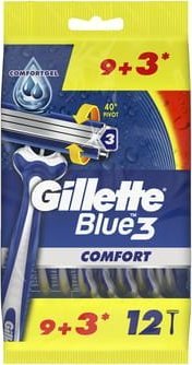 Gillette Jednorazowa maszynka do golenia dla mężczyzn Blue3 Comfort 12 szt.