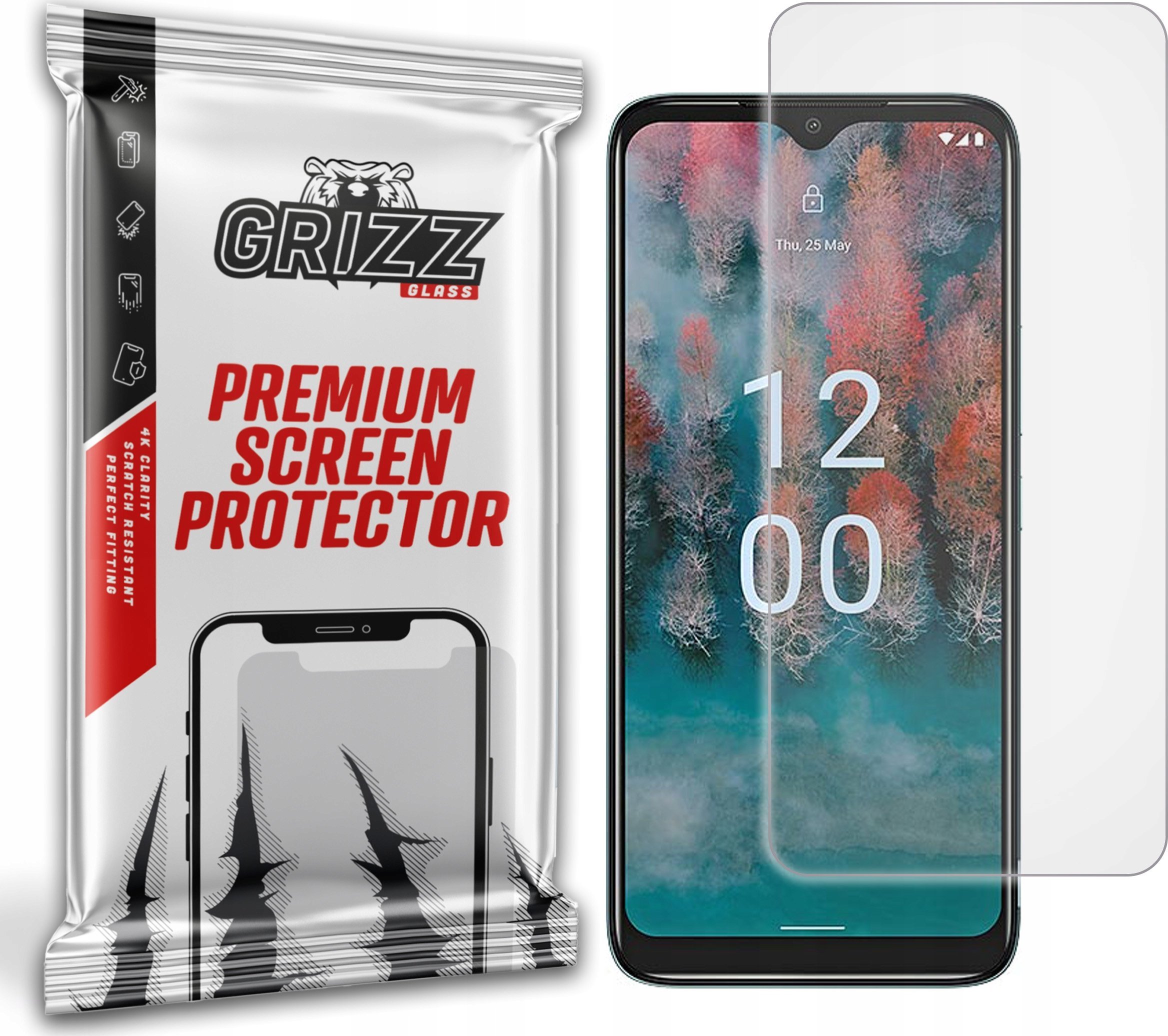 GrizzGlass Folia matowa GrizzGlass PaperScreen do Nokia C12 Pro