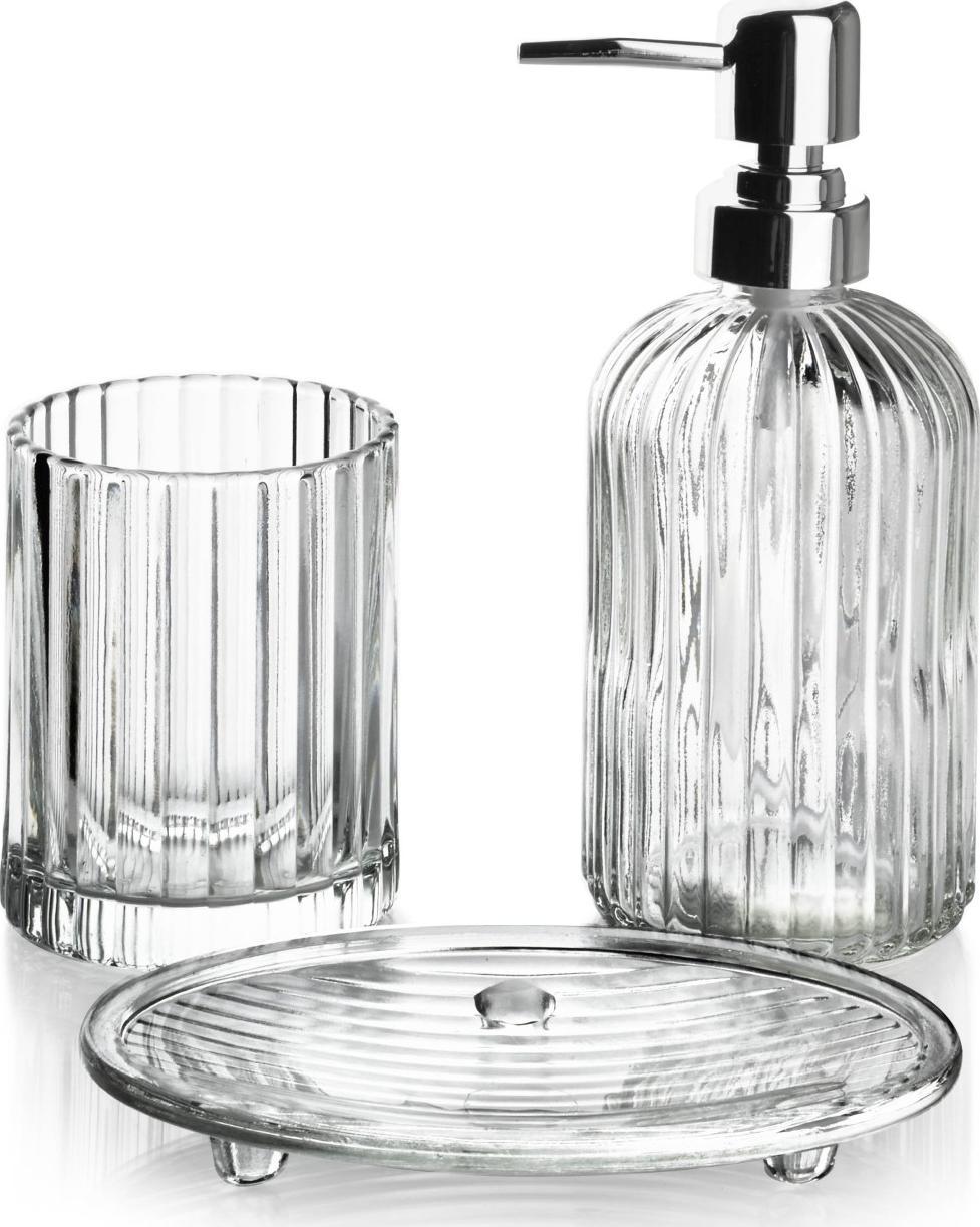 Bathlab ARI Komplet Łazienkowy 400ml srebrna pompka