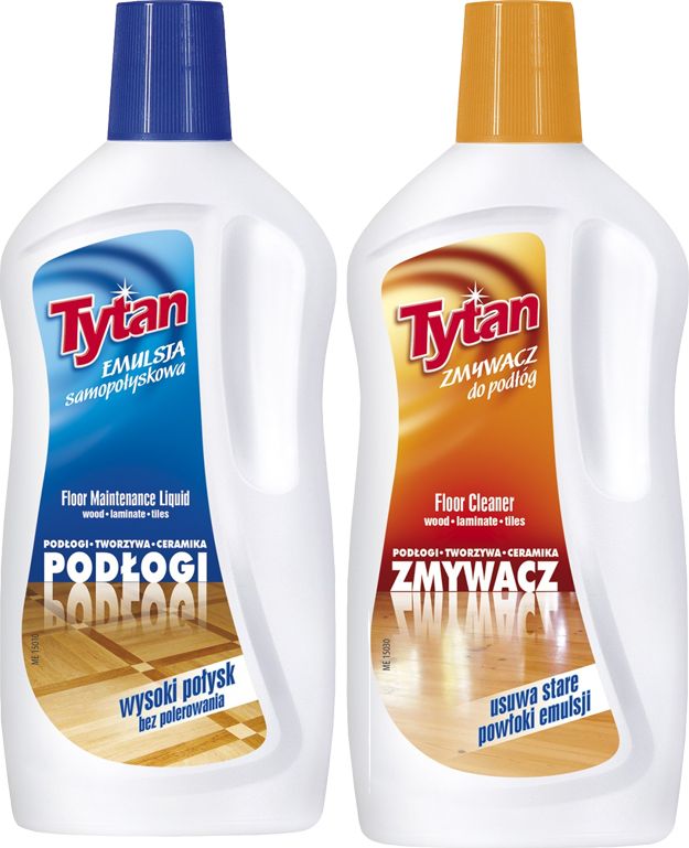 Tytan Tytan emulsja do podłóg + zmywacz do podłóg Tytan