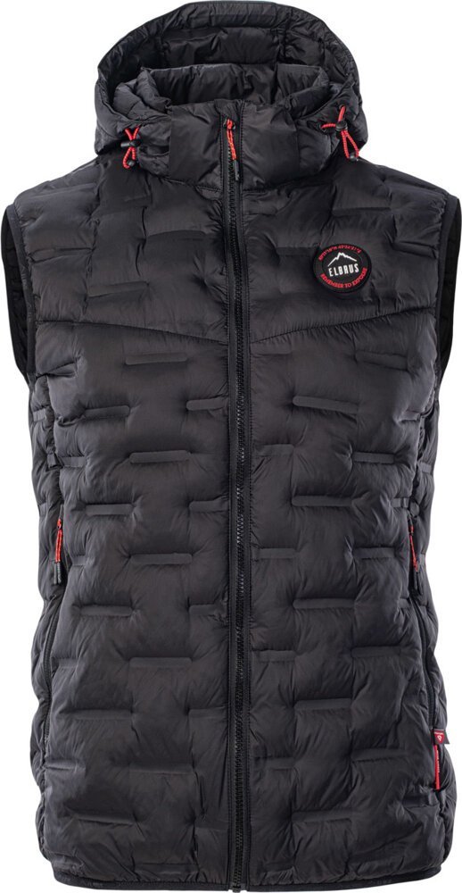 Elbrus Męska kamizelka pikowana Mines Vest Primaloft, czarna, r. XXL