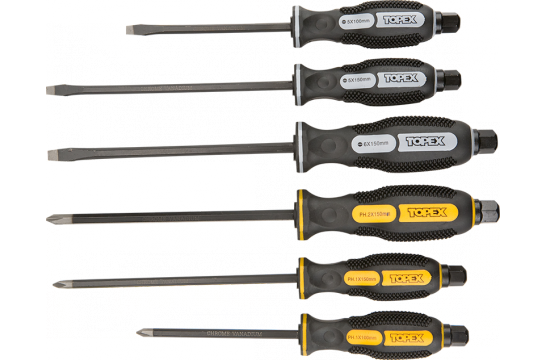 Topex Wkrętaki do pobijania 6szt. 39D506