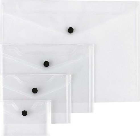 Teczki koperty PP przezroczyste komplet A4-A7