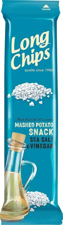 Pernes LTD Chipsy ziemniaczane o smaku soli morskiej z octem 75 g