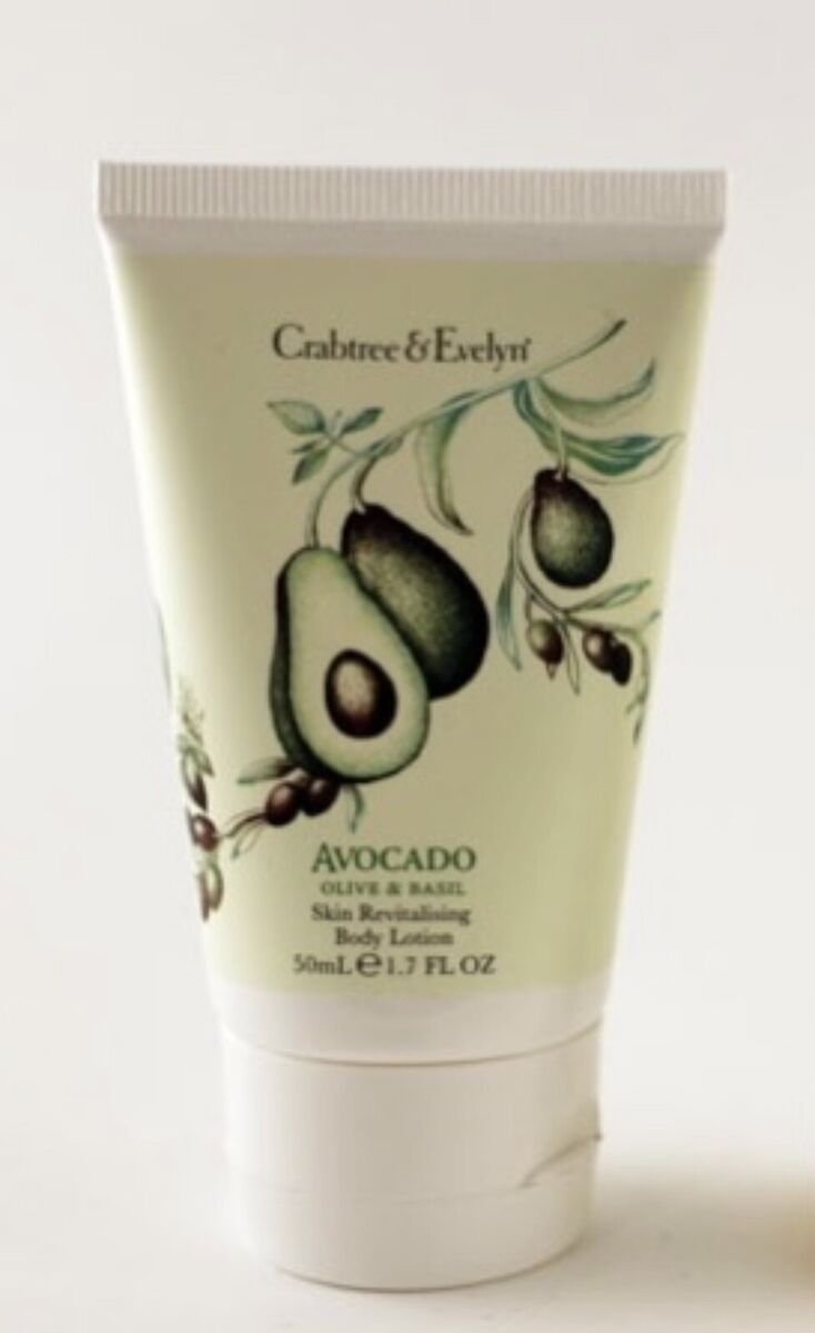 Susanne Kaufmann Crabtree & Evelyn, Avocado Olive & Basil, Revitalising, Body Lotion, 50 ml For Women