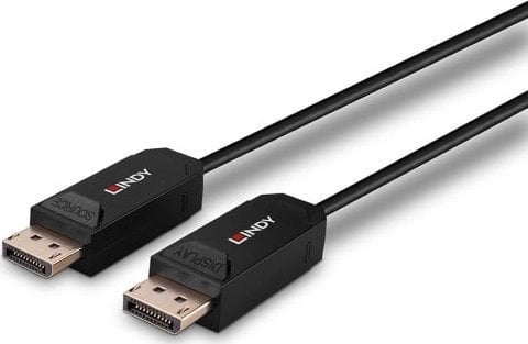 Kabel Lindy Cable Lindy Fibre Optic Hybrid DP 2.0 50m Black