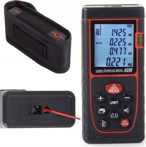 Verk Dalmierz laserowy miernik odległości cyfrowy 40m uniwersalny