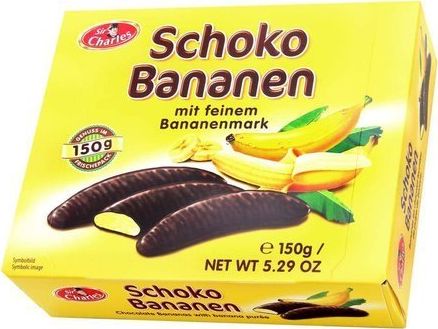 SirCharles Czekoladowe banany Pianki Bananowe 150 g