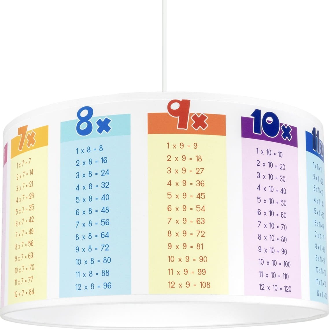 Solar Lampa wisząca tabliczka mnożenia plus denko