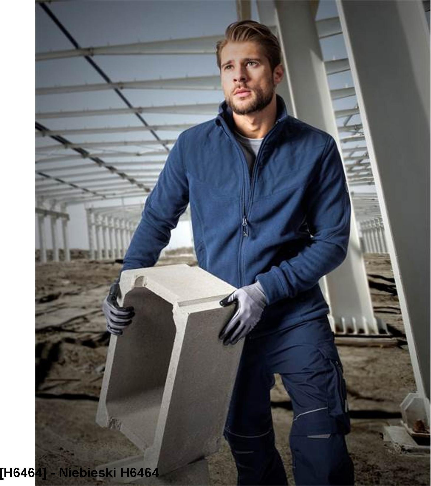 Ardon ARDON SoftFLEECE COMBO - ardon bluza - Niebieski H6464 4XL