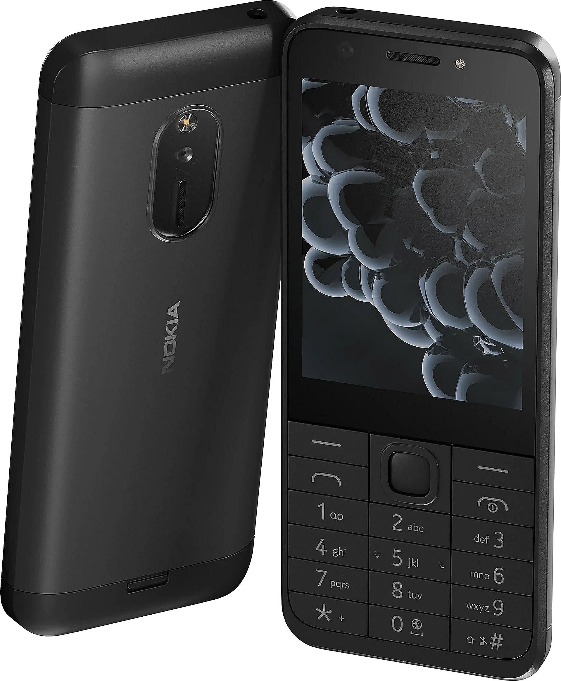 Telefon komórkowy Nokia 230 TA-1609 DS EU_NOR Juodas 2024