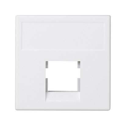 Kontakt-Simon Płytka K45 zniazdka teleinformatycznego pojedyncza bez osłon biały (K076/9)