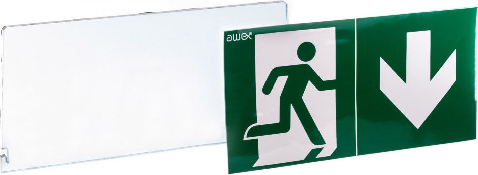 AWEX Plexa EXIT S + uchwyty mocujące + PU34/47 ETS/PLX/PU34/47 - ETS/PLX/PU34/47