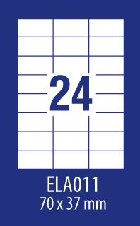 Avery Zweckform ETYK.ZF ECONOMY 70X37,1MM 011 100ARK ETYKIETA E100 ELA011 - ELA011