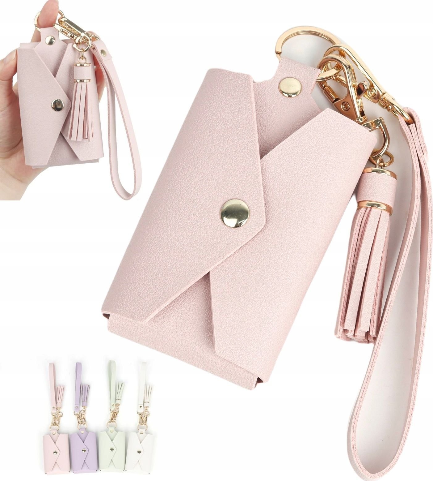 Pokrowiec LoveInstant Futerał Etui na Zdjęcia do FujiFilm Instax Mini / ZINK + Breloczek Klucze / Różowy