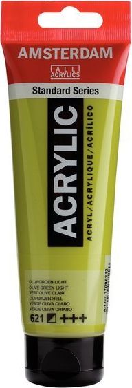 Artequipment Farba akrylowa TALENS AMSTERDAM 120ml 621 - OLIVE GREEN LIGHT uniw