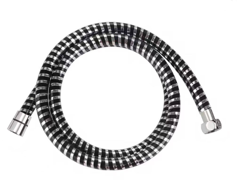 SHOWER HOSE 1.5M ST-H202AB BLACK/SILVER