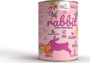 Syta Micha SYTA MICHA mokra karma dla szczeniaka królik z warzywami 400g