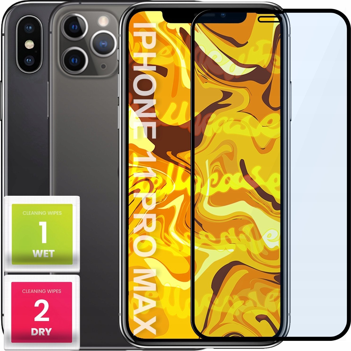Hello Case SZKŁO HARTOWANE DO IPHONE XS MAX / 11 PRO MAX PEŁNE NA CAŁY EKRAN SZKIEŁKO