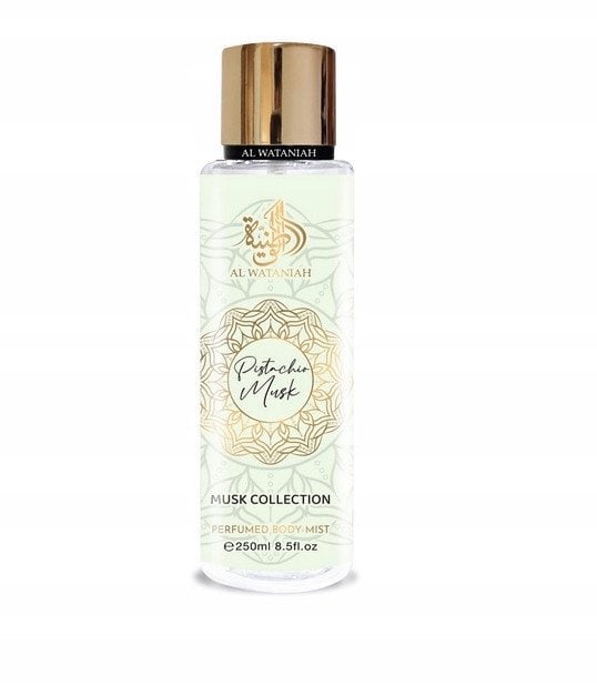 AL WATANIAH Musk Collection Pistachio Musk BODY MIST 250ml