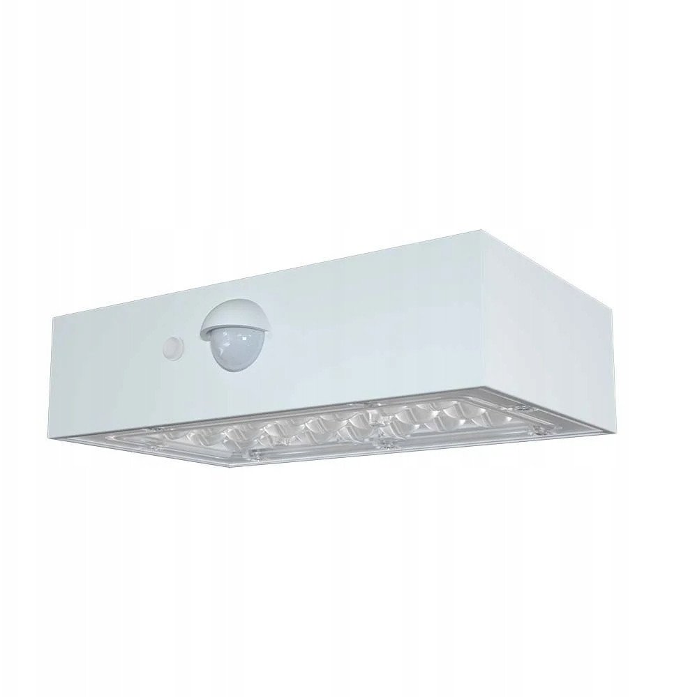 Kinkiet Ogrodowy Ścienny Solarny V-TAC 3W CCT Czujnik Ruchu Biały VT-403 3000K-4000K 350lm