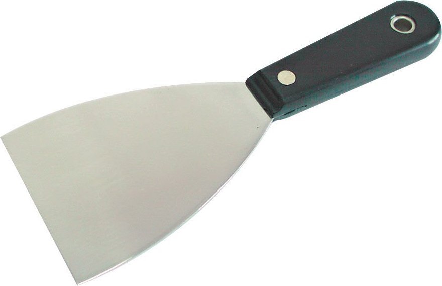 Mega Szpachelka 125mm, polerowana, ręk. plastikowa