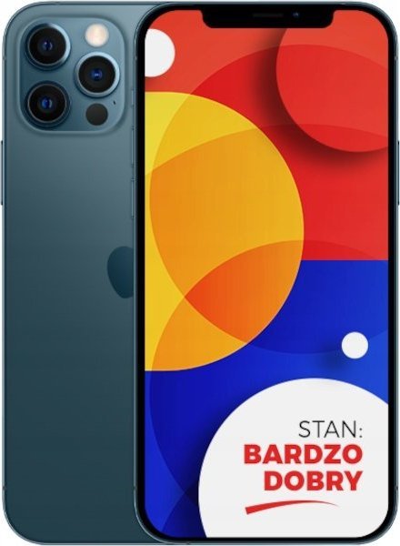 Smartfon Apple APPLE IPHONE 12 PRO 256GB BLUE | STAN BARDZO DOBRY