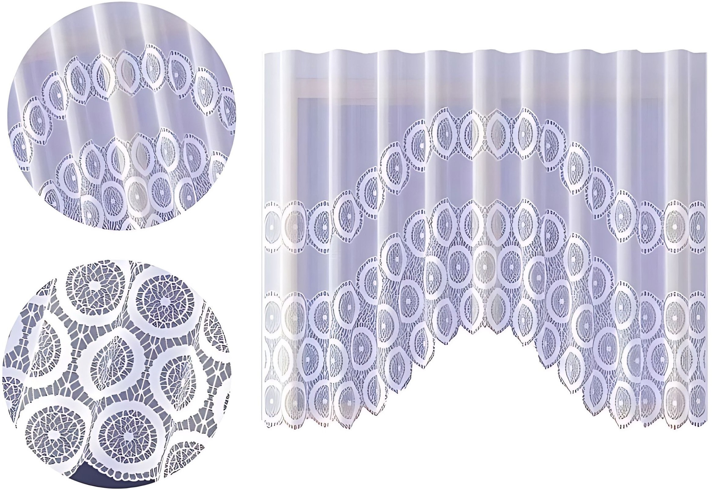 Firanka Damira 260 x 120 cm DomoweTekstylia | WN46D3 120