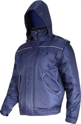 Lahti Pro Kurtka Ocieplana Granatowa z Odpinanymi Rękawami 3XL (L4092706)