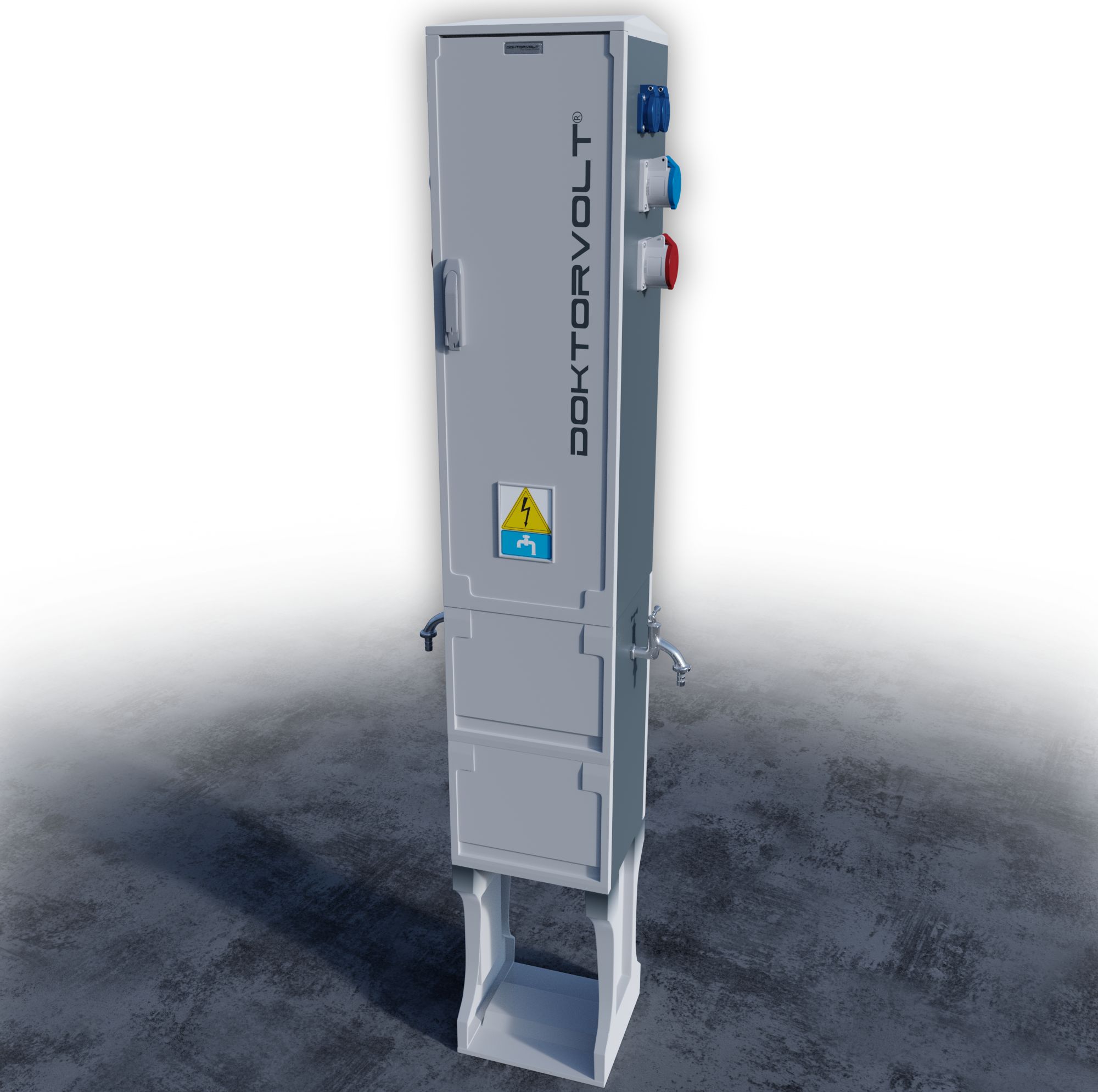 Doktorvolt Słupek dystrybucyjny CV-CAMP 2x(2x230V 1x16A 1x230V/3p) DV 2209