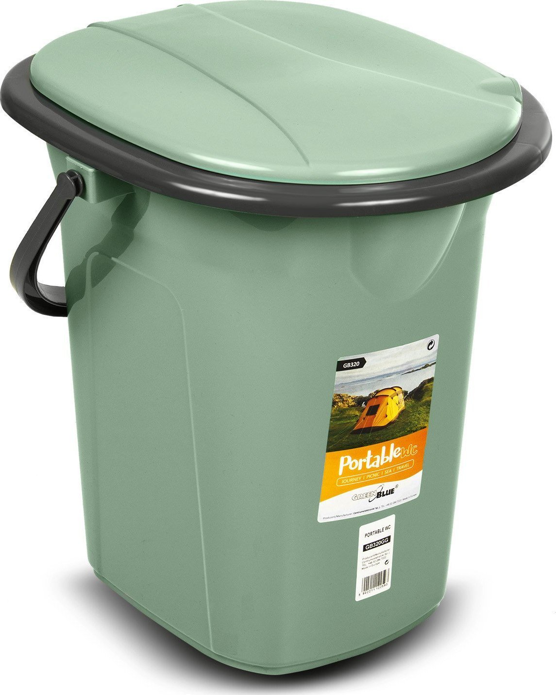 GreenBlue Toaleta turystyczna GreenBlue GB320GG zielono-szara