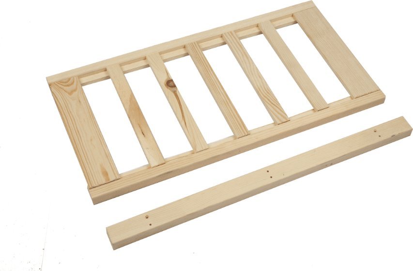 Wamar-Sosenka Półka na skrzynki do regału drewnianego LSR Naturalny 70x33cm Surowy