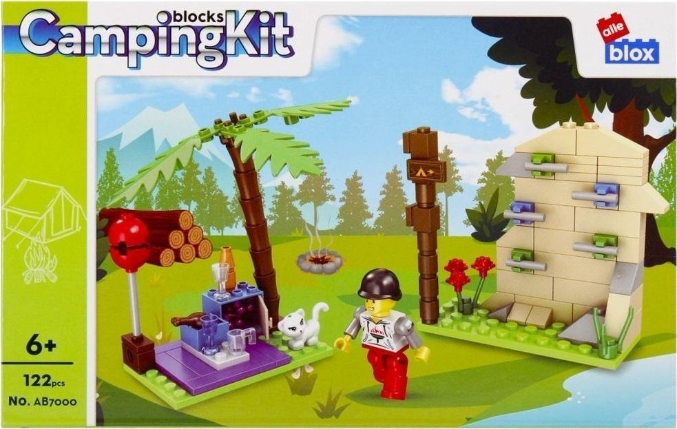 ALLEBLOX Klocki konstrukcyjne Kamping ALLEBLOX