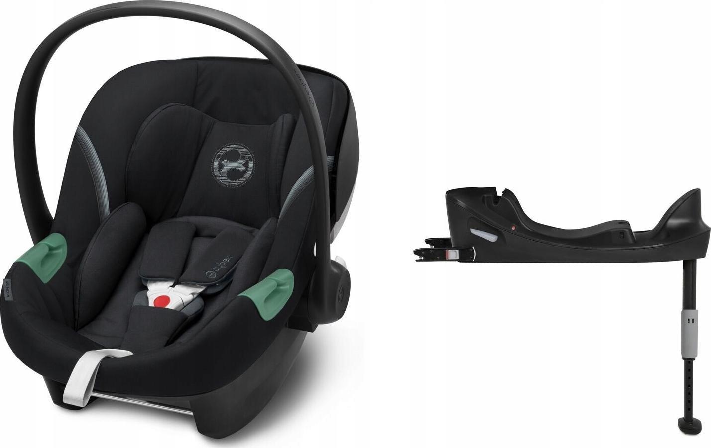 Fotelik samochodowy Cybex Cybex Aton S2 i-Size Deep Black + Baza One