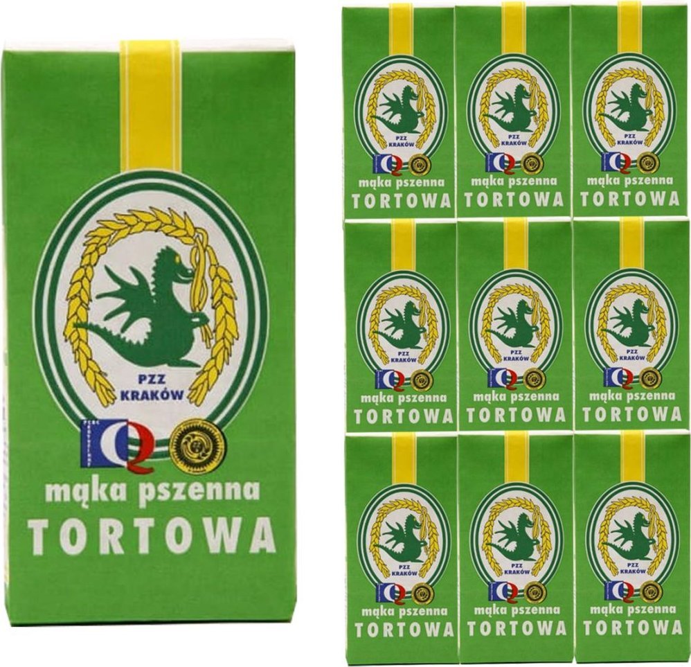 PZZ KRAKÓW PZZ Mąka Tortowa pszenna 1kg x 10 sztuk