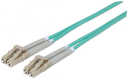 Intellinet Network Solutions Patchcord światłowodowy OM3 50/125 MM LC-LC Duplex 2m (750134)