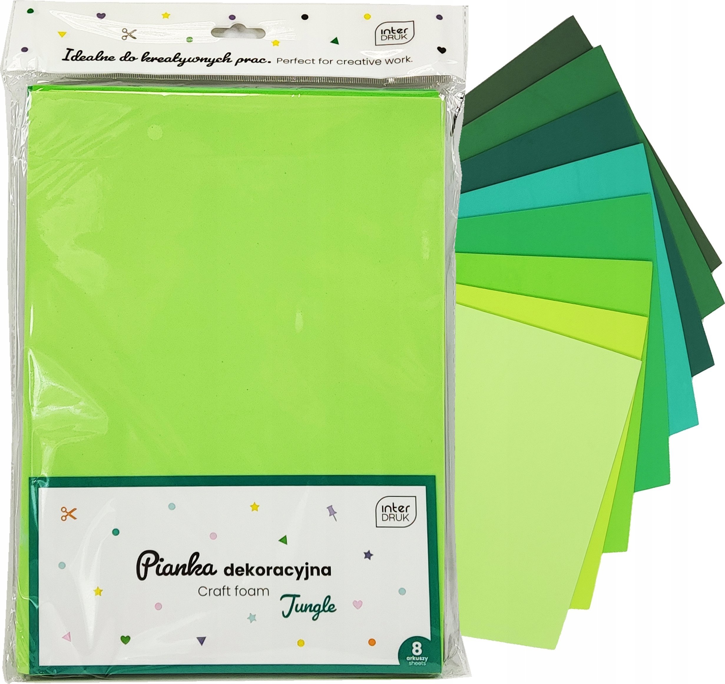 Interdruk Pianka dekoracyjna Jungle 8 kolorów