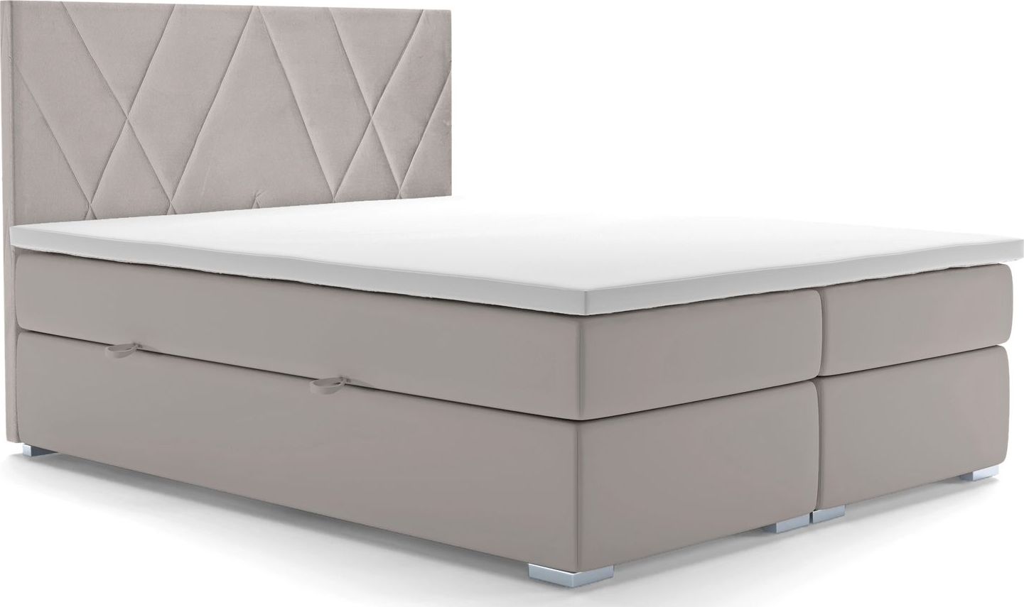 Elior Łóżko małżeńskie boxspring Orlando 160x200 - 58 kolorów