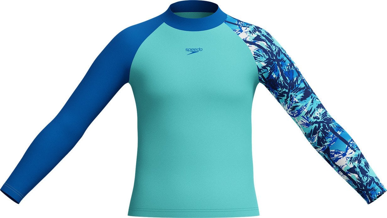 Dziecięca Koszulka Z Długim Rękawem Prnt Ls Rash Top Jm poppy red/patriot blue rozmiar 5-6