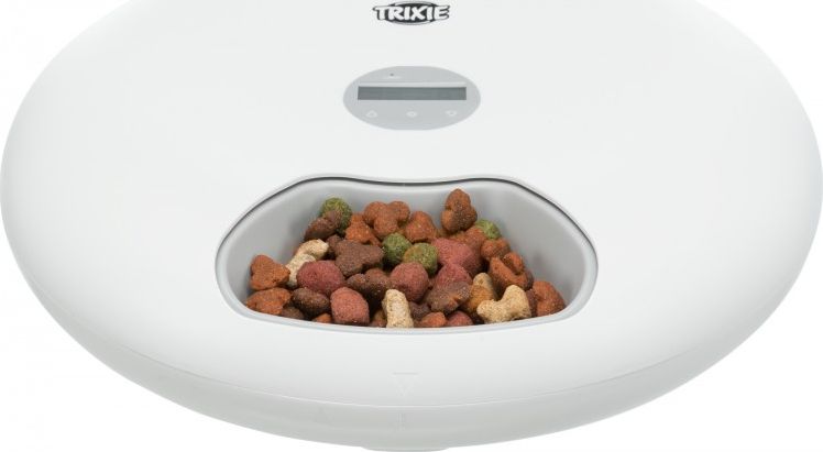 Trixie TX5+1, Karmidło automatyczne, białe, 32 x 8cm, 6 × 180 ml