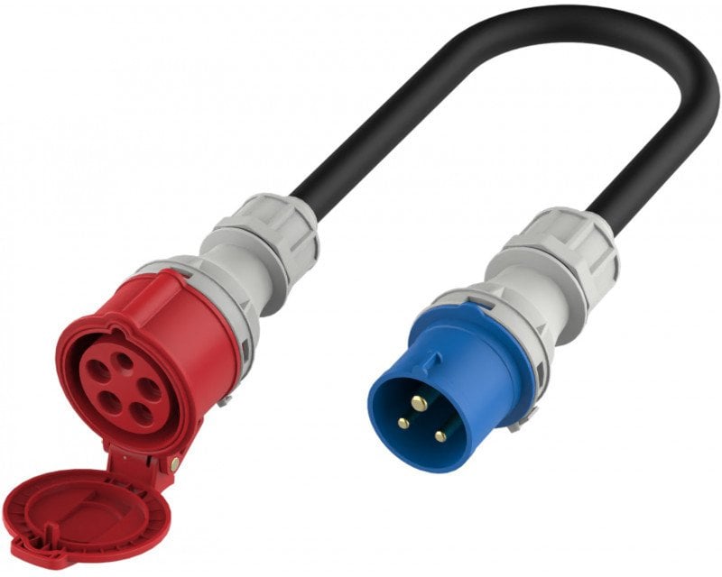 PLATINET EV ADAPTER 11KW CEE female to 3.5KW male CEE camping plug single-phase, max 3.68KW @16A,0.2M