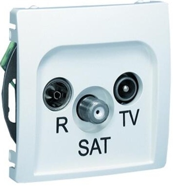Kontakt-Simon Gniazdo antenowe BASIC MODUŁ RTV/SAT końcowe białe - BMZAR-SAT1.3/1.01/11
