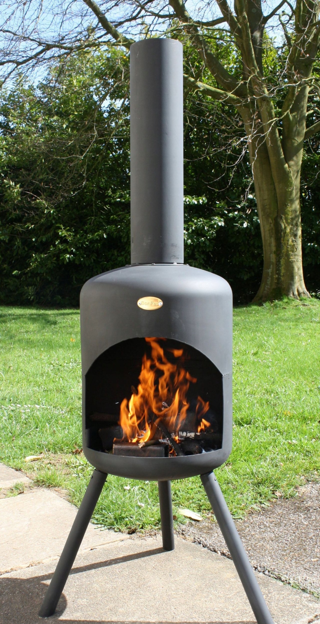 BONFEU KOMINEK OGRODOWY BONSELO CZARNY