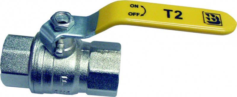 Ferro Zawór kulowy nakrętno-nakrętny gazowy 1/2" KG1