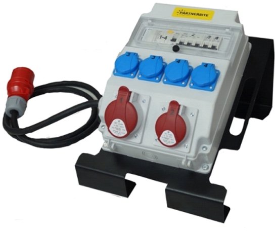 ROZDZIELNICA ELEKT.1X32A 5P,1X16A 5P,4X16A 250V, ERB32AWS1