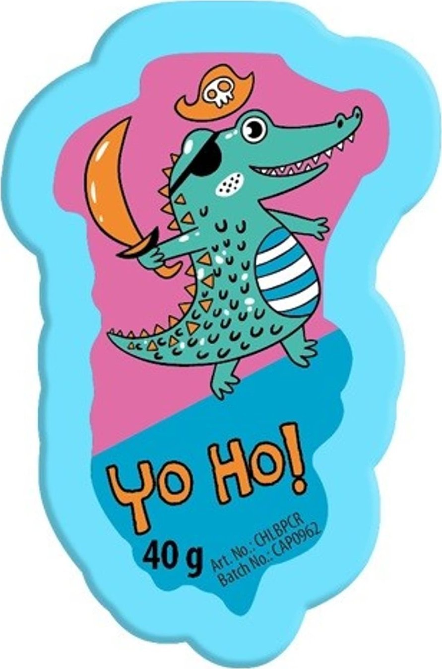 Chlapu Chlap CHLAPU CHLAP Zabawna Pastylka do kąpieli Piracki Krokodyl - guma balonowa 40g