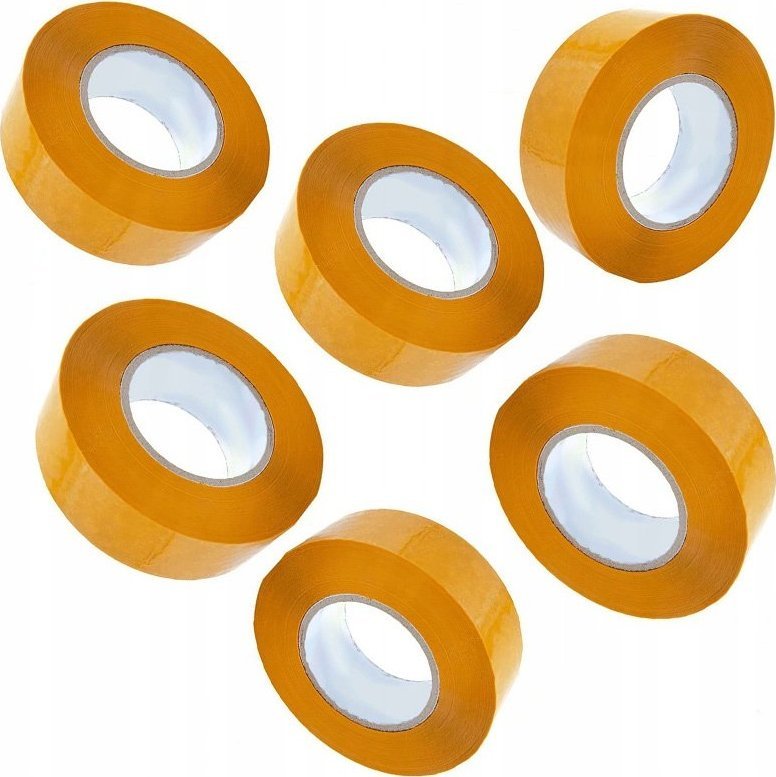 Rosfix 6x ULTRA MOCNA TAŚMA PAKOWA ZÓŁTA SAMOPRZYLEPNA