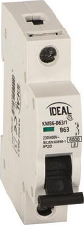 Kanlux Wyłącznik nadprądowy KMB6 1P B63 Kanlux Ideal