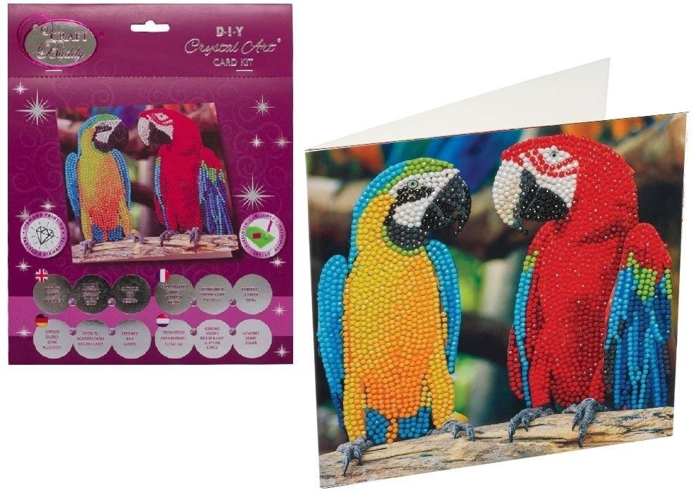 Pro Kids Diamentowa mozaika Papug 18x18cm