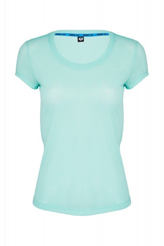 Arena KOSZULKA DAMSKA TECHNICZNA WOMEN GYM S/S MESH SOLID 000936850 FROZEN ROZMIAR L